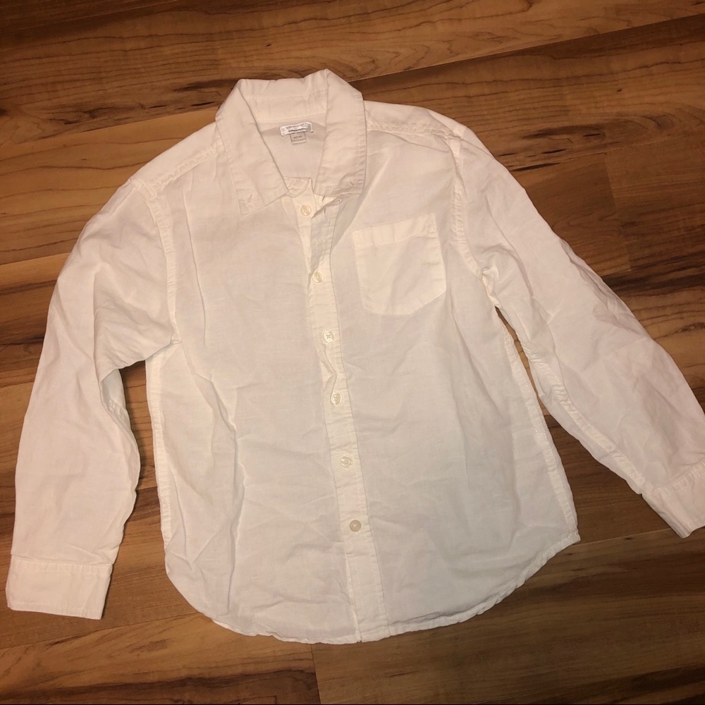 Gymboree white long sleeve dress shirt